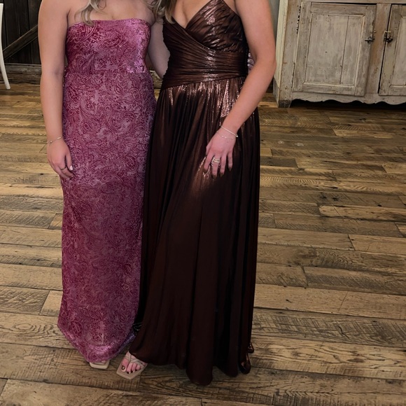 retrofete Waldorf Dress in Coffee Bean - Picture 4 of 5